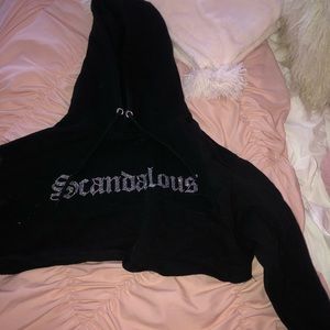 Tana Mongeau Cropped Scandalous Hoodie